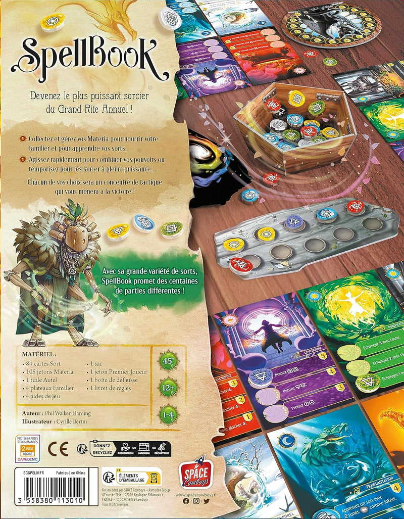 Space Cowboys | Spellbook | Strategy Board Game, packaging shot