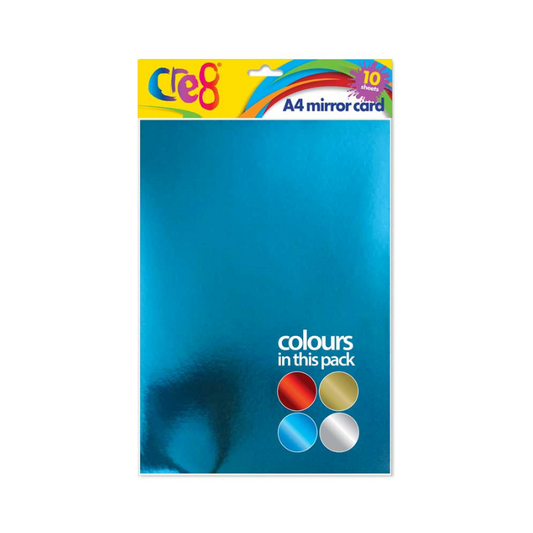 A4 Mirror Card 10 Sheets collectible from PoundFun