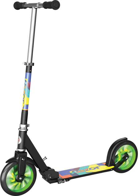 Razor A5 Lux Lighted Green