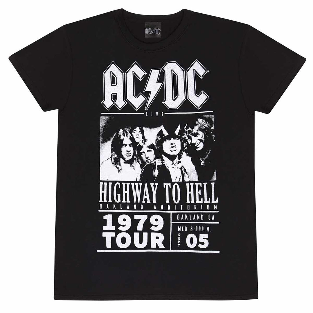 AC/DC Highway To Hell 1979 Tour Unisex Adults T-Shirt