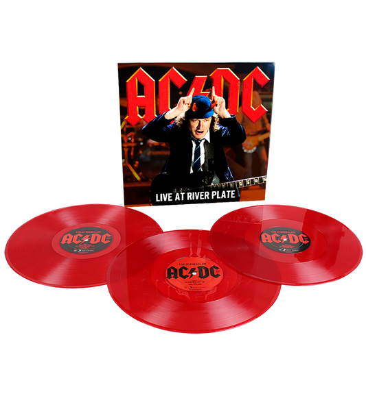 AC/DC – Live at River Plate (Triple-LP on Translucent Red Vinyl) collectible from Coda Records