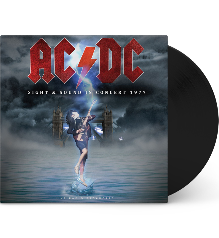 AC/DC – Sight and Sound in Concert 1977 (12-Inch Album on 180g Vinyl) collectible from Coda Records
