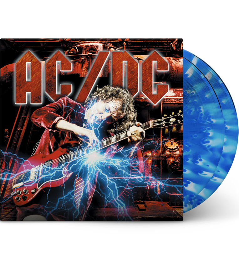 AC/DC – Live in California, 1986 (Limited Edition Double-LP on Blue Cloudy Vinyl) collectible from Coda Records