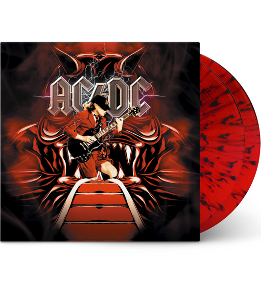 AC/DC – On a Highway to Hell: Live in Johnson City, 1988 (Limited Edition Double-LP on Red/Black Splatter Vinyl) collectib...