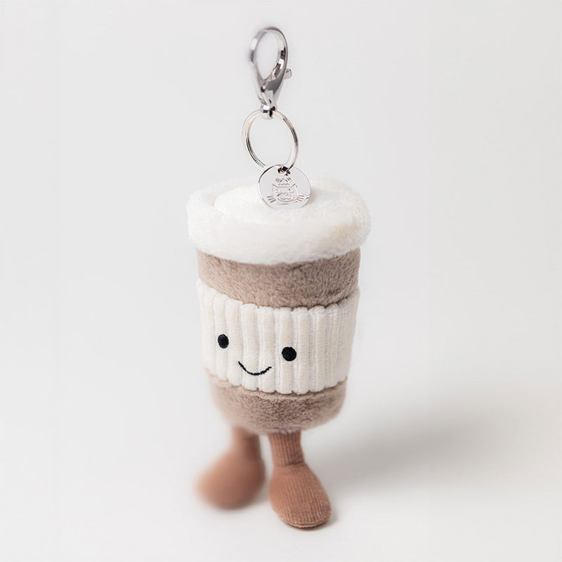 Jellycat Amuseables Coffee-to-Go Bag Charm