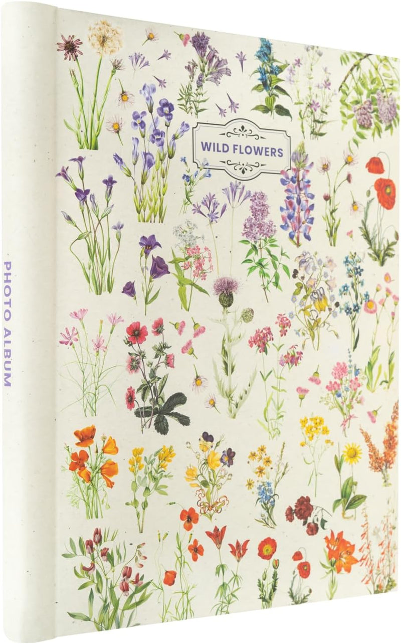 Wild Flowers Photo Album 16x16cm 24 Self-Adhesive Pages