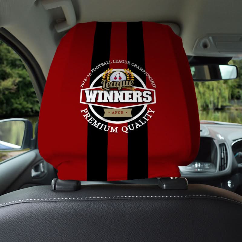 Bournemouth Champions - Football Legends - Headrest Cover collectible from https://britishmade.gifts/