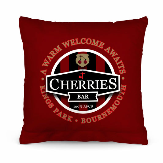 Bournemouth Cherries Bar - Football Legends - Cushion 10 collectible from https://britishmade.gifts/