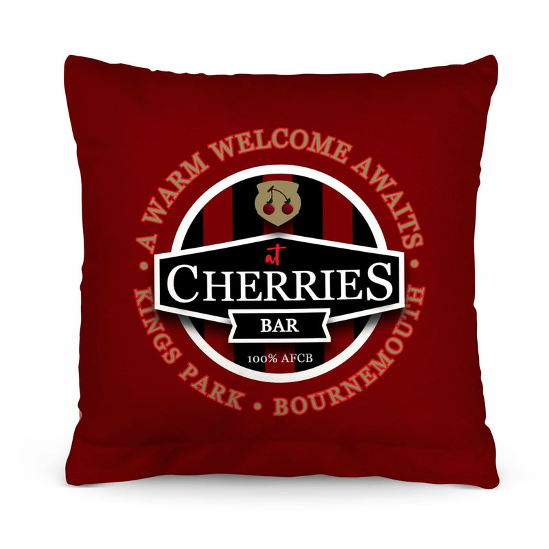 Bournemouth Cherries Bar - Football Legends - Cushion 10 collectible from https://britishmade.gifts/