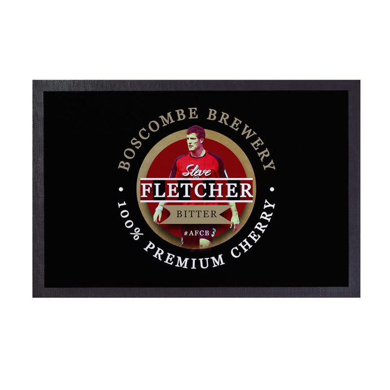 Bournemouth Steve Fletcher - Football Legends - Door Mat -60cm X 40cm collectible from https://britishmade.gifts/