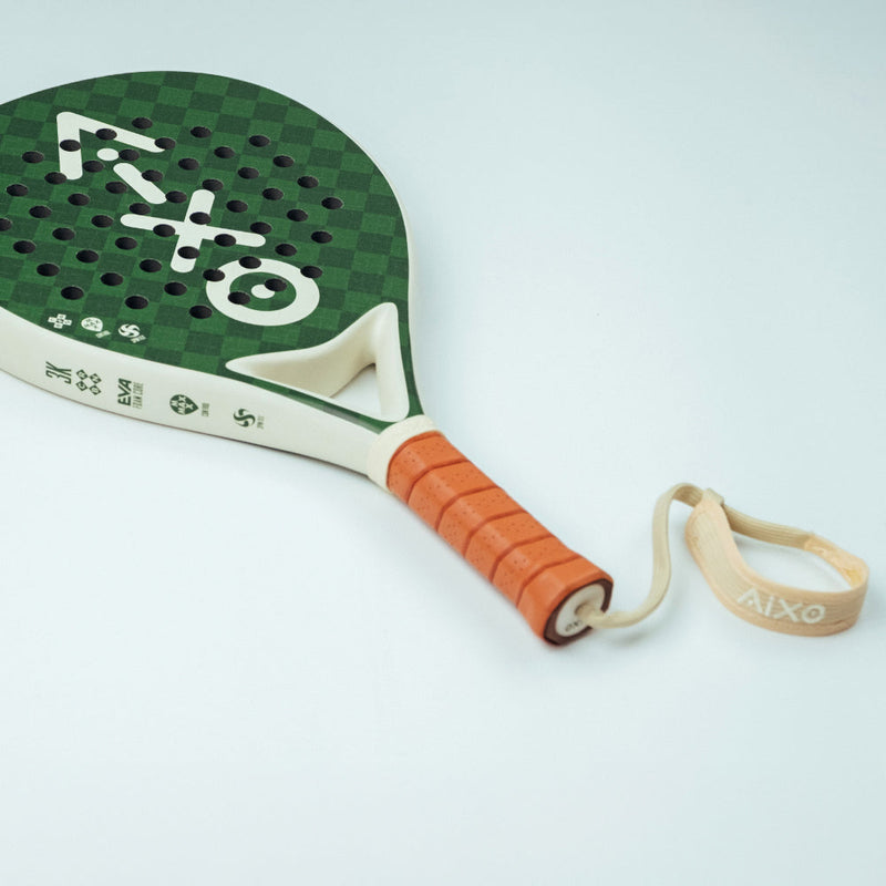 Aixo Country Club Padel Racket - 3k Carbon RL-B11, rear view