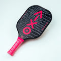 Aixo P11A Scorpion Series Glam Slam 3K Raw Carbon Pickleball Padel, close-up detail