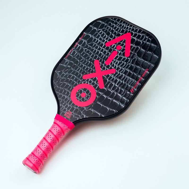 Aixo P11A Scorpion Series Glam Slam 3K Raw Carbon Pickleball Padel, close-up detail