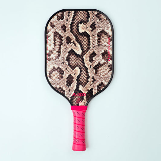 Aixo P11A Scorpion Series Glam Slam 3K Raw Carbon Pickleball Padel collectible from Central Sports UK
