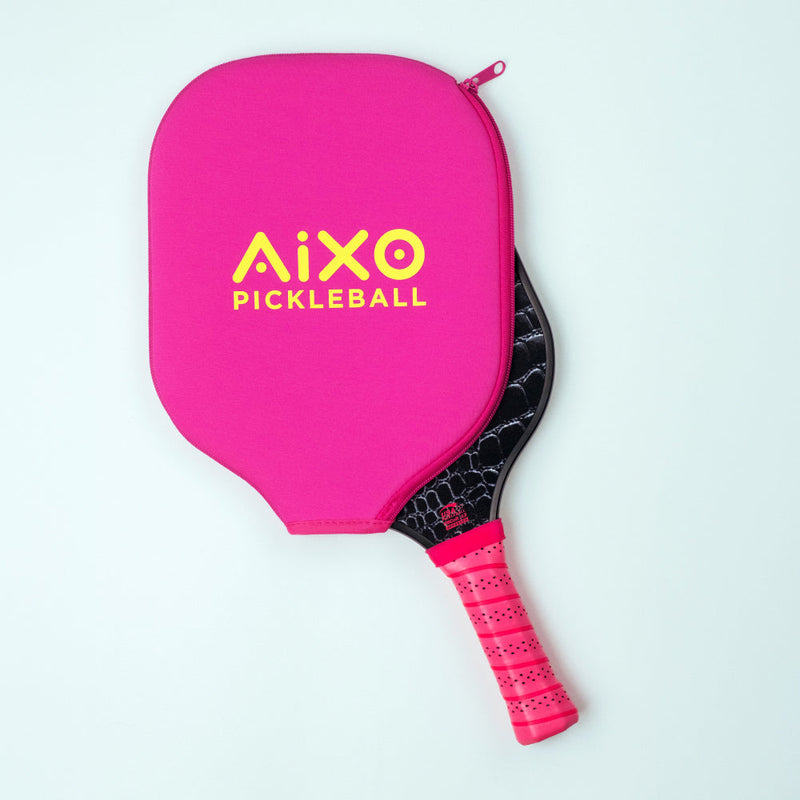 Aixo P11A Scorpion Series Glam Slam 3K Raw Carbon Pickleball Padel, showing reverse