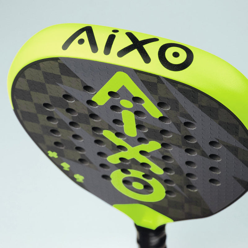 Aixo Insane Bolt Padel Racket 18k Carbon RL-B12, in display