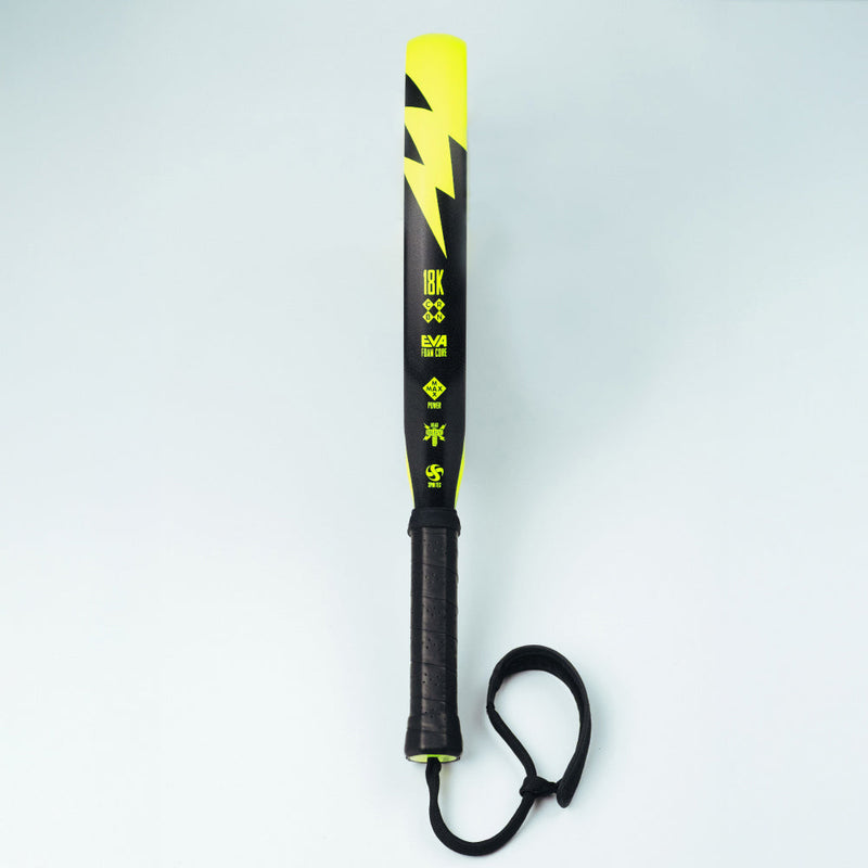 Aixo Insane Bolt Padel Racket 18k Carbon RL-B12, side angle