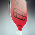 Aixo P11A Scorpion Series Mood 3K Raw Carbon Pickleball Padel, showing reverse