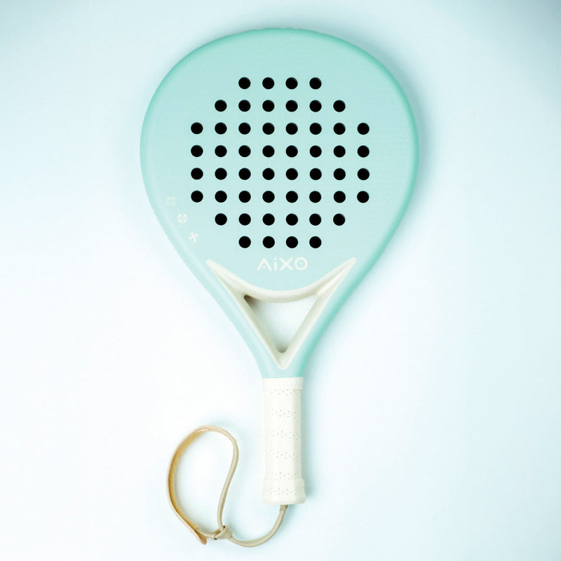 Aixo Pastel de Mint Ghost Padel Racket - Full Carbon - RL-B09, alternate view