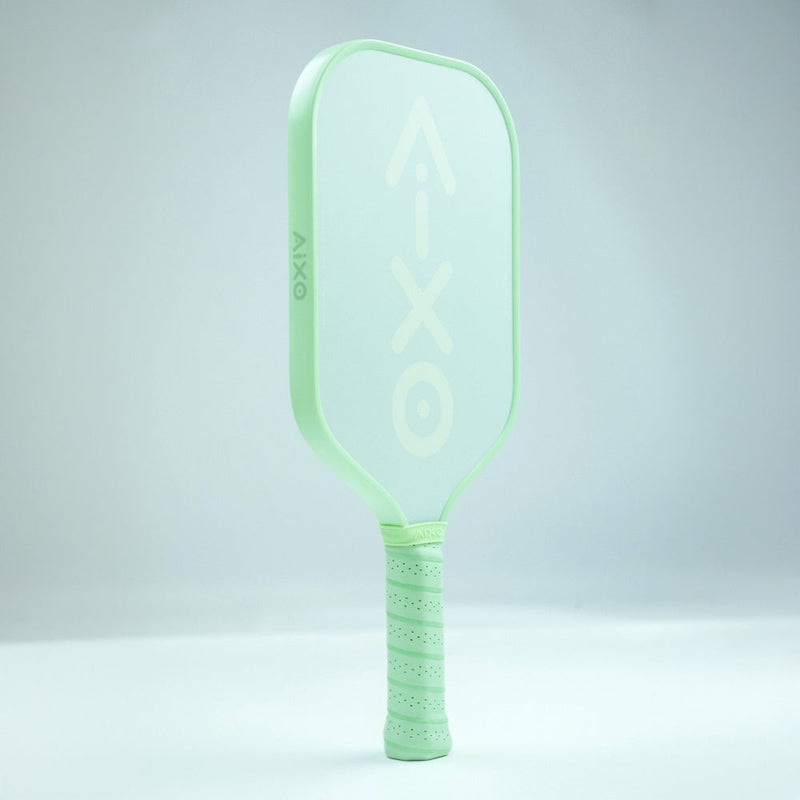 Aixo CP03 Ghost Series Pastel De Mint T700 Carbon Pickleball Padel, side angle