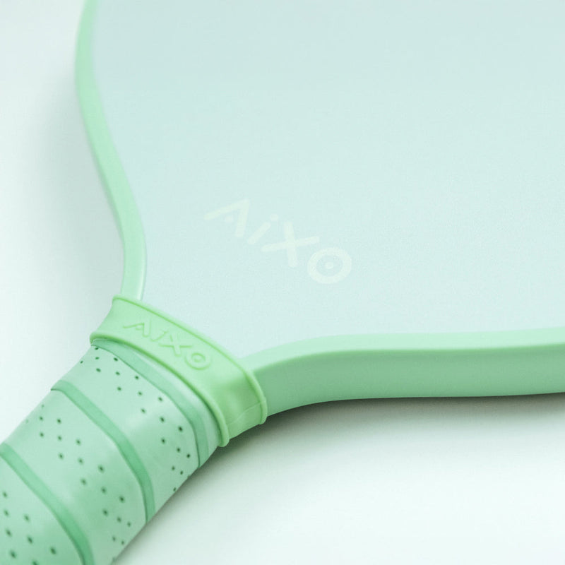 Aixo CP03 Ghost Series Pastel De Mint T700 Carbon Pickleball Padel, rear view
