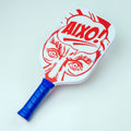 Aixo CP03 Ghost Series Popstar T700 Carbon Pickleball Padel, close-up detail