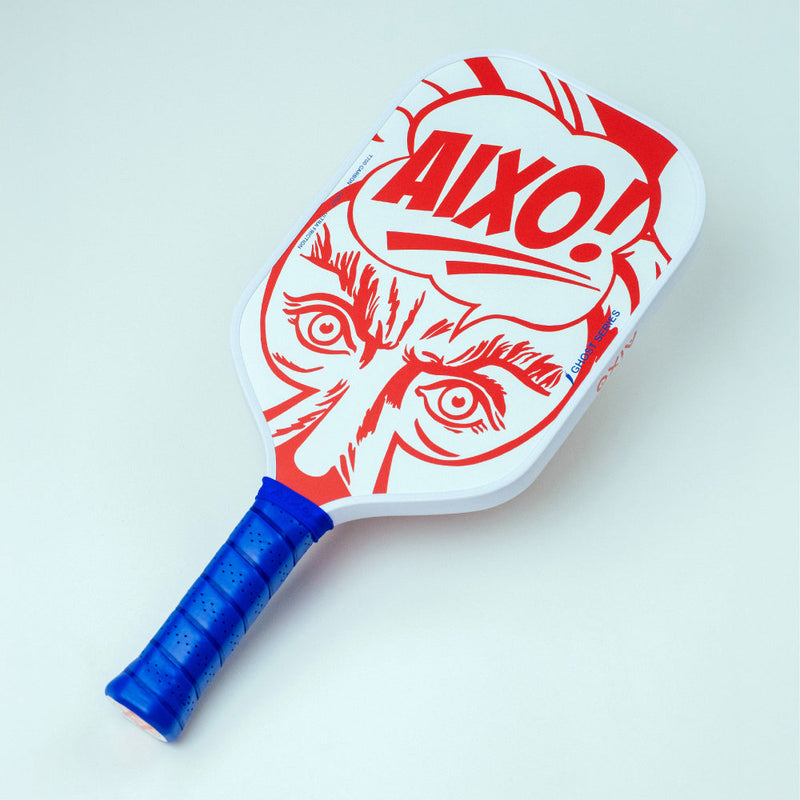 Aixo CP03 Ghost Series Popstar T700 Carbon Pickleball Padel, close-up detail