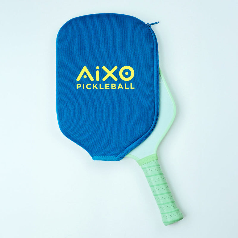 Aixo CP03 Ghost Series Pastel De Mint T700 Carbon Pickleball Padel, showing reverse