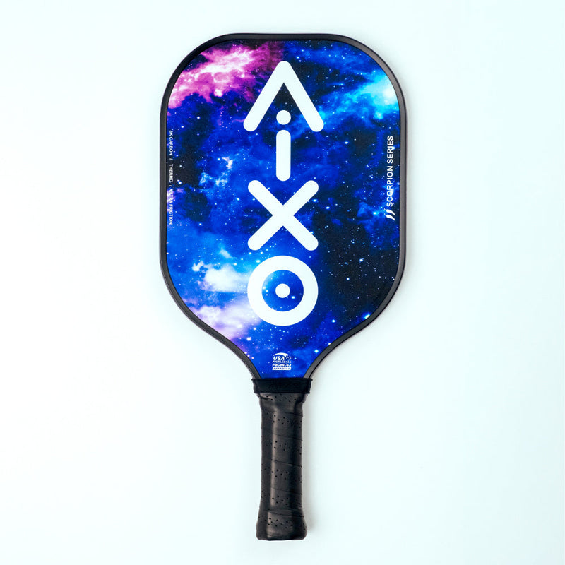 Aixo P11A Scorpion Series Spaceballs 3K Raw Carbon Pickleball Padel collectible from Central Sports UK