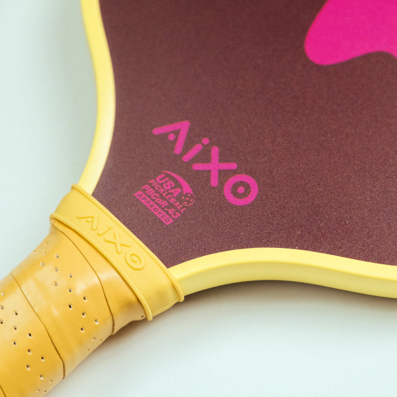 Aixo P11A Scorpion Series Lazy Sundae 3K Raw Carbon Pickleball Padel, side angle