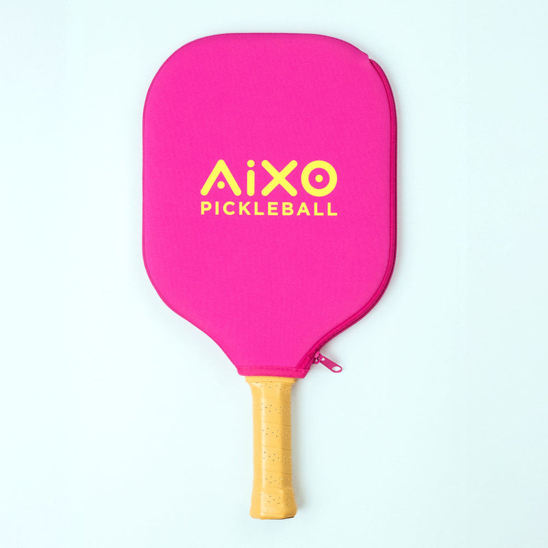 Aixo P11A Scorpion Series Lazy Sundae 3K Raw Carbon Pickleball Padel, packaging shot