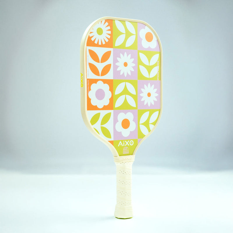Aixo P11A Scorpion Series Supernature 3K Raw Carbon Pickleball Padel, close-up detail