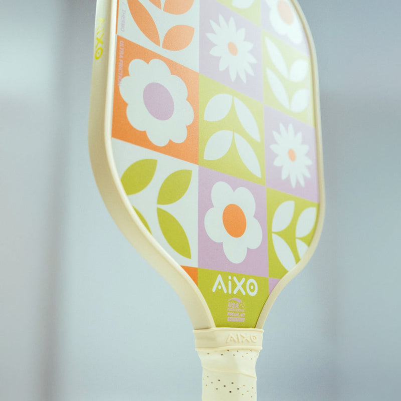 Aixo P11A Scorpion Series Supernature 3K Raw Carbon Pickleball Padel, in display