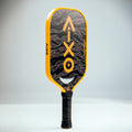 Aixo P14C Reaper Series Tiger King 18K Raw Carbon Pickleball Padel, rear view