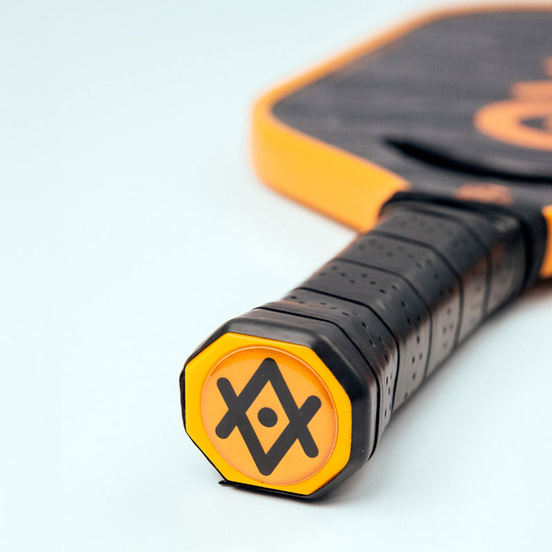 Aixo P14C Reaper Series Tiger King 18K Raw Carbon Pickleball Padel, size reference