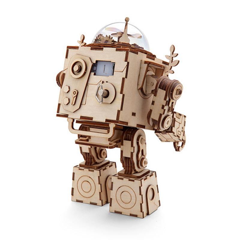 Robot Orpheus - Rokr 3D Wooden Puzzle - AM601, size reference