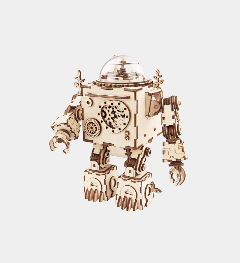 Robot Orpheus - Rokr 3D Wooden Puzzle - AM601, showing reverse