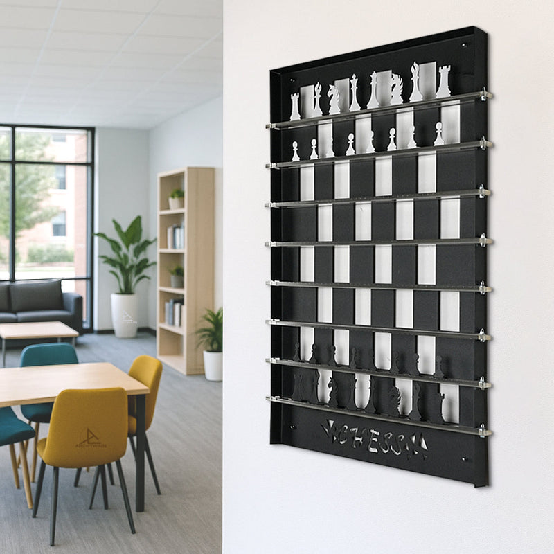 Chess Wall Game, in display