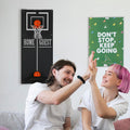 Classic Basketball Wall Game, side angle