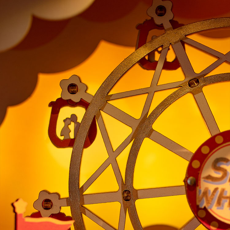 Sunset Carnival AMT01 3D Wooden Puzzle, additional view
