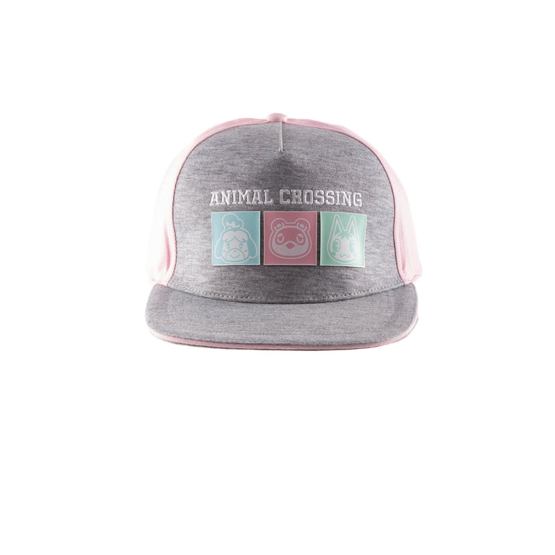 Nintendo Animal Crossing Pastel Squares Snapback collectible from Heroes Inc Dropship