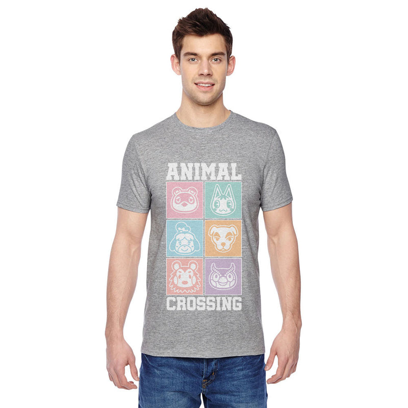 Nintendo Animal Crossing Pastel Square T-Shirt collectible from Heroes Inc Dropship