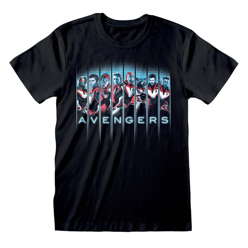 Marvel Avengers Endgame Lineup T-Shirt collectible from Heroes Inc Dropship