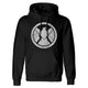 Marvel Avengers Shiled Logo Distressed Pullover Hooded Sweatshirt