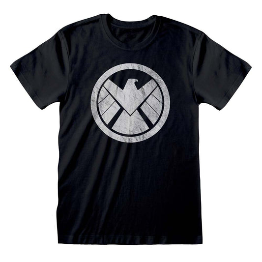 Marvel The Avengers Shiled Logo Distressed T-Shirt collectible from Heroes Inc Dropship