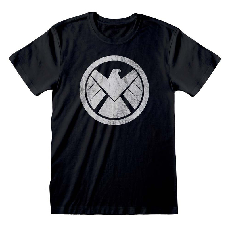 Marvel The Avengers Shiled Logo Distressed T-Shirt collectible from Heroes Inc Dropship