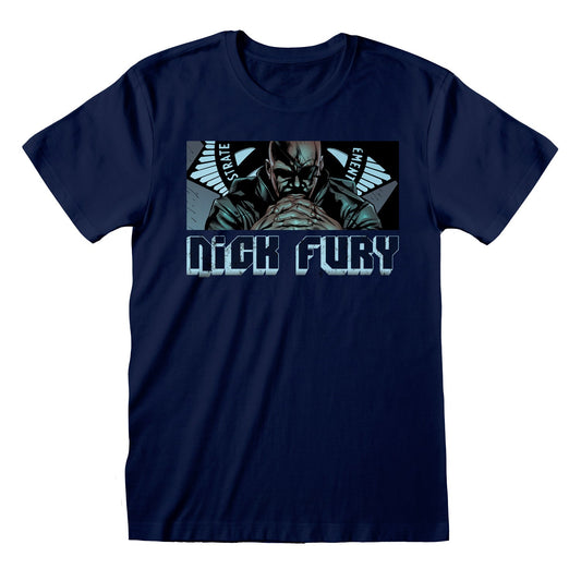 Marvel Comics Avengers Nick Fury (BMF) T-Shirt collectible from Heroes Inc Dropship