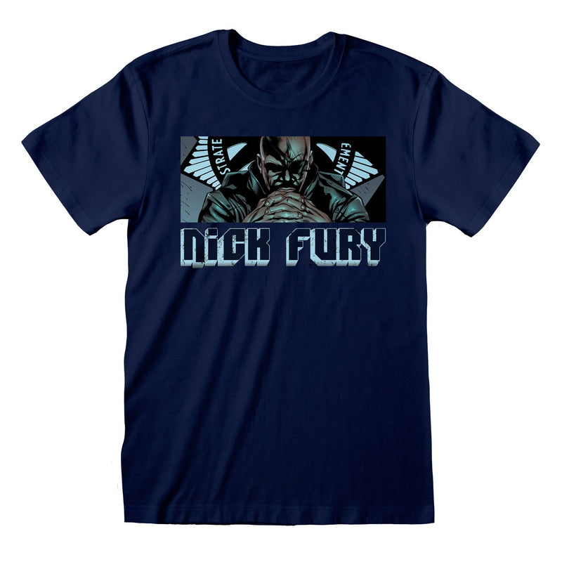 Marvel Comics Avengers Nick Fury (BMF) T-Shirt collectible from Heroes Inc Dropship