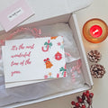 HOLIDAY GLOW | LUXURY CHRISTMAS PAMPER GIFT BOX, rear view
