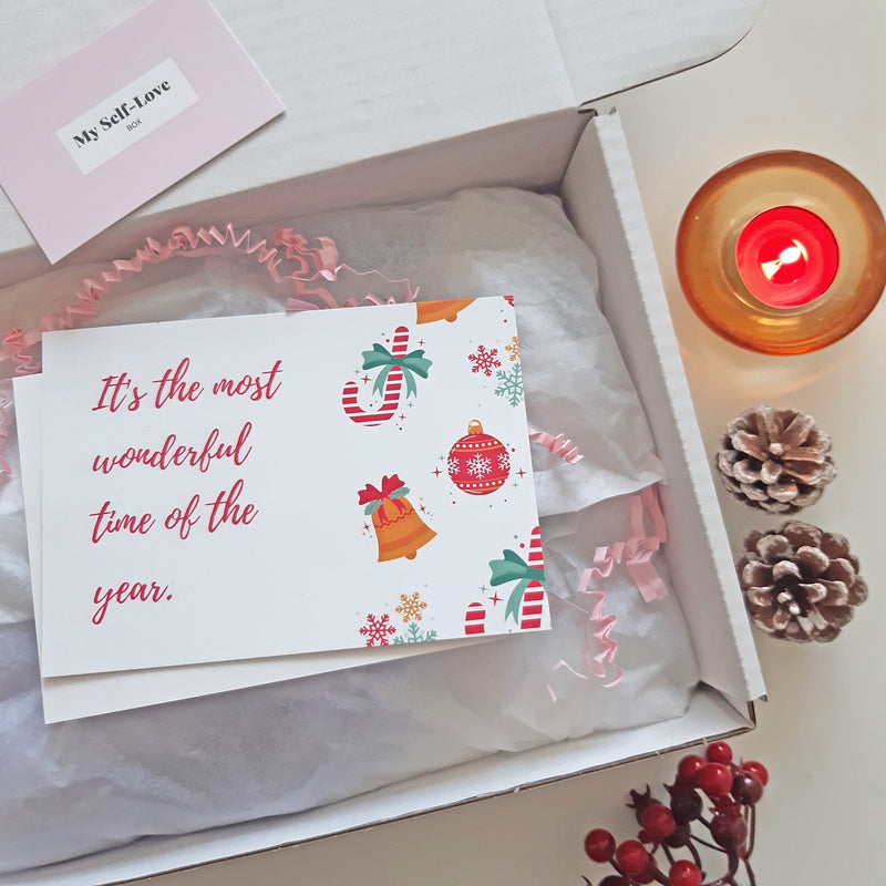 MERRY MOMENTS | CHRISTMAS LETTERBOX GIFT, rear view